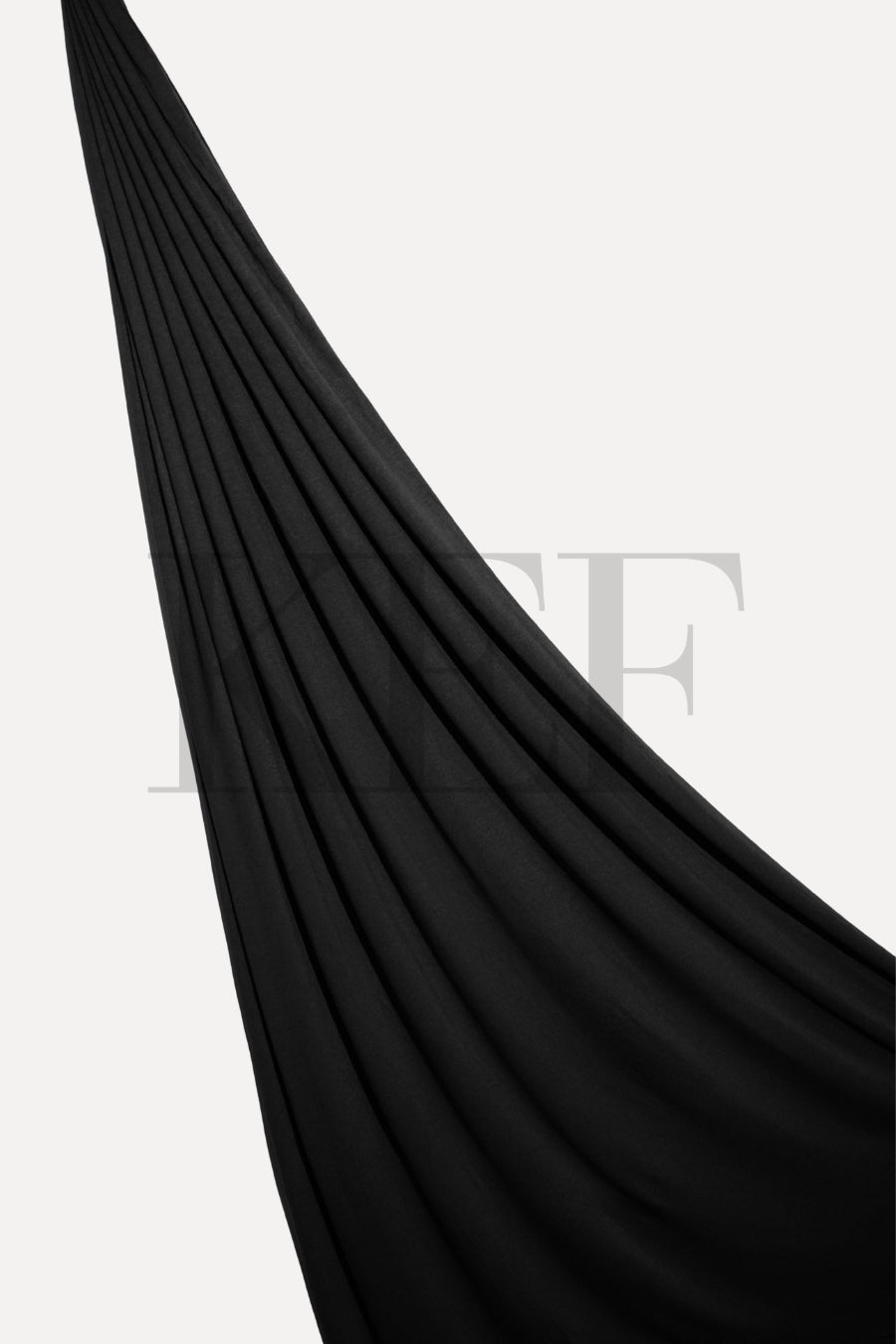 Plain Jersey Hijab - Black