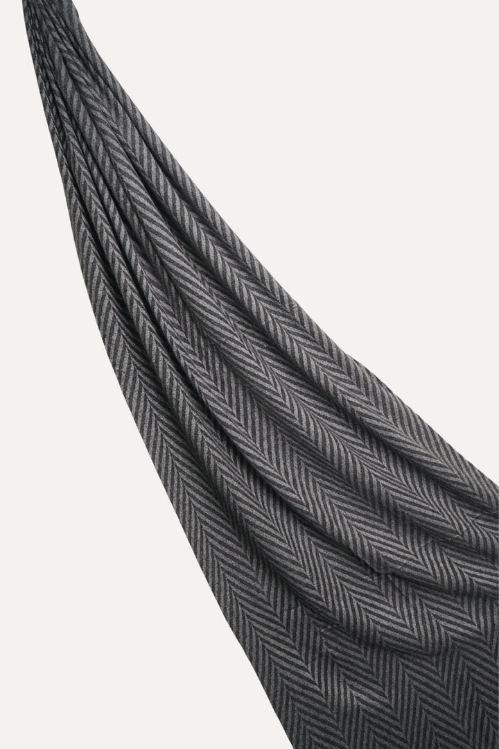 Patterned Cashmere - Black