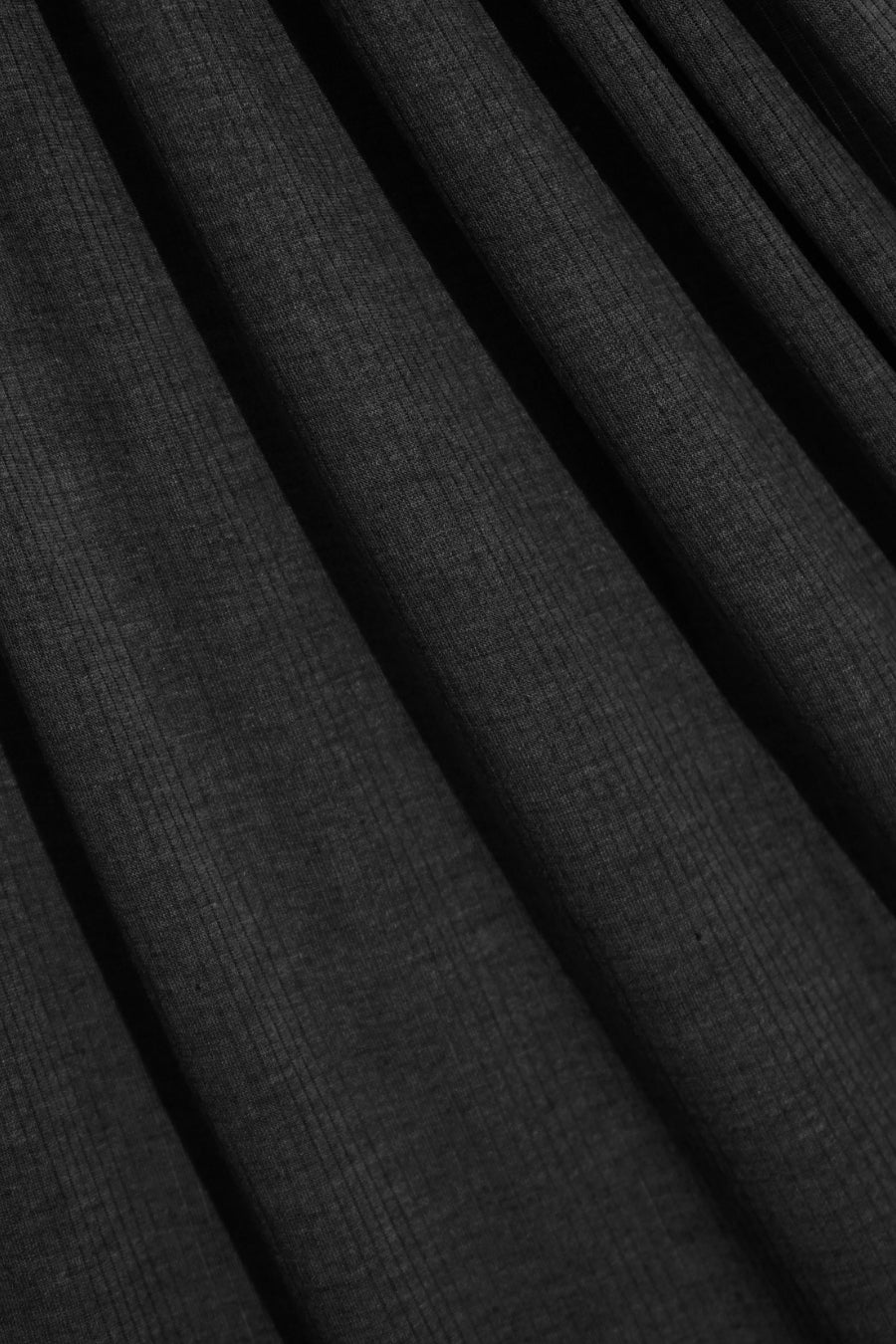 Ribbed Jersey Hijab - Black