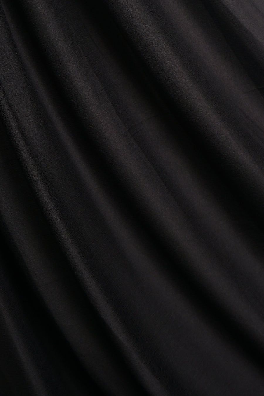 Crumpled Lawn Hijab - Black