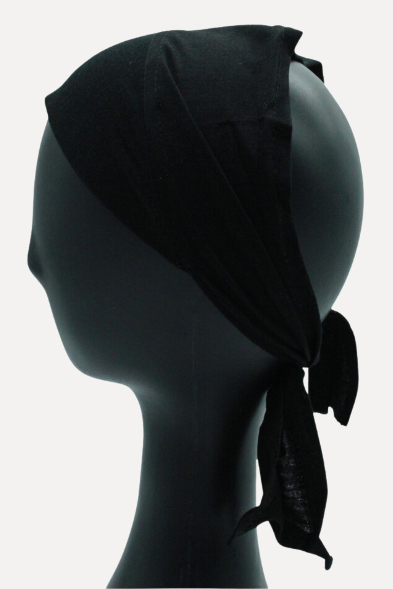 Underscarf (Caps) - Tie Back (Black)
