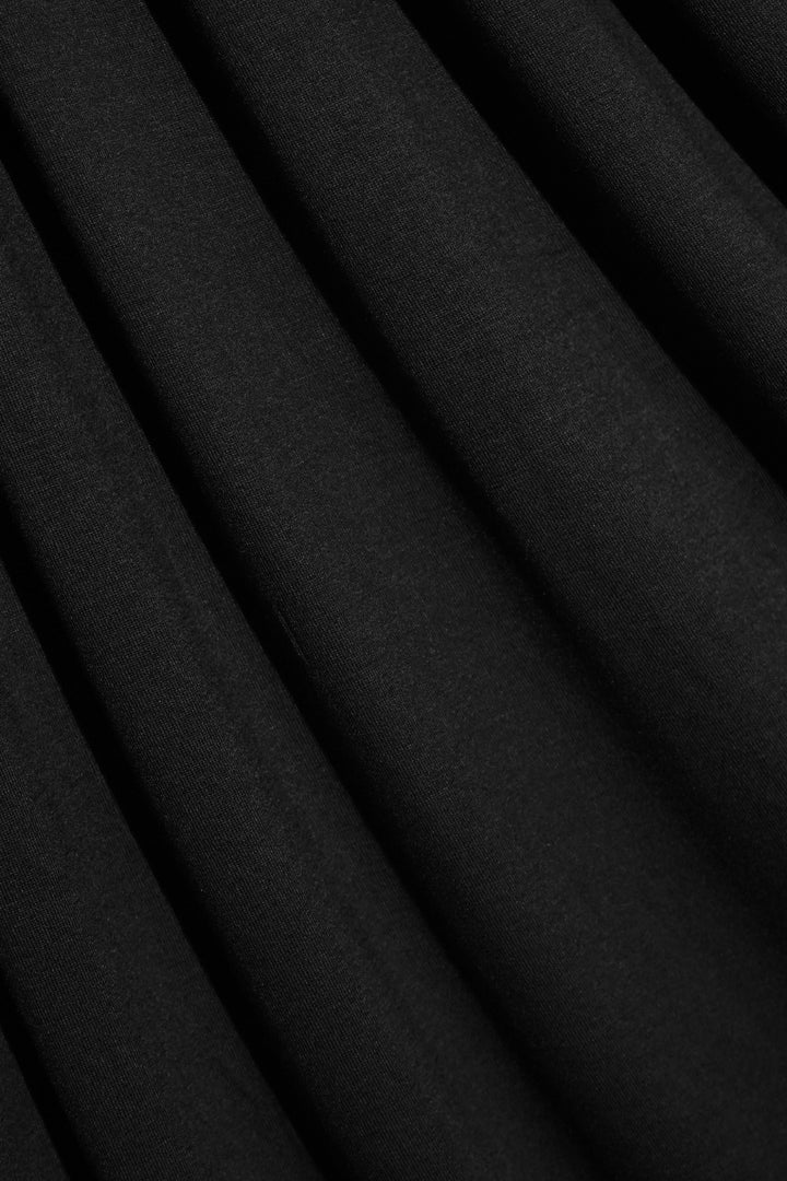 Plain Jersey Hijab - Black