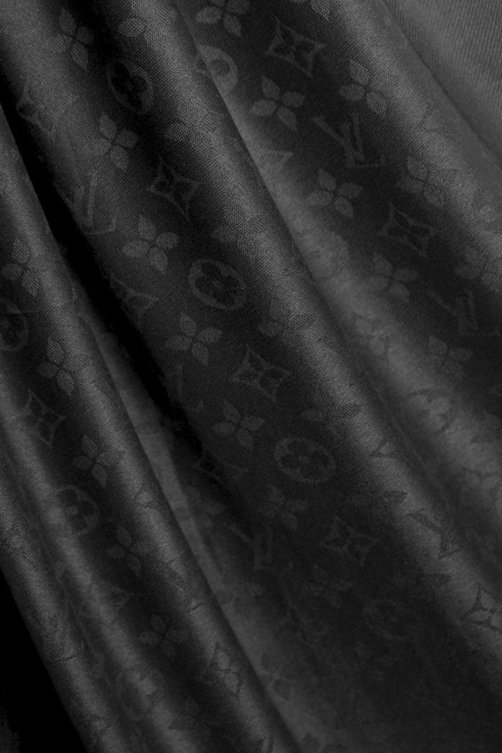 LV Cashmere Hijab -  Black