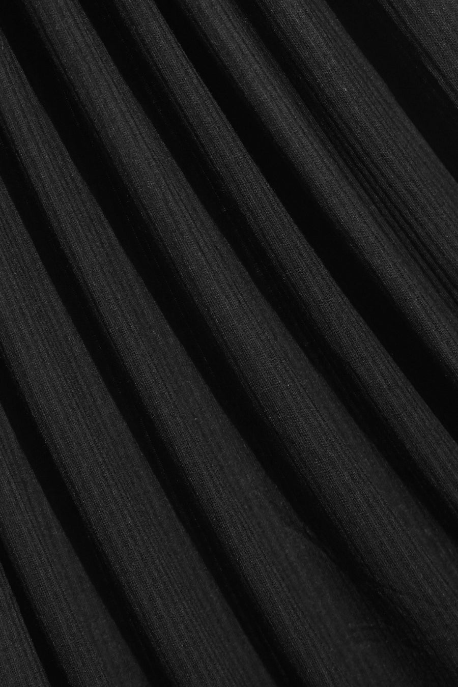 Textured Rib Jersey Hijab - Black