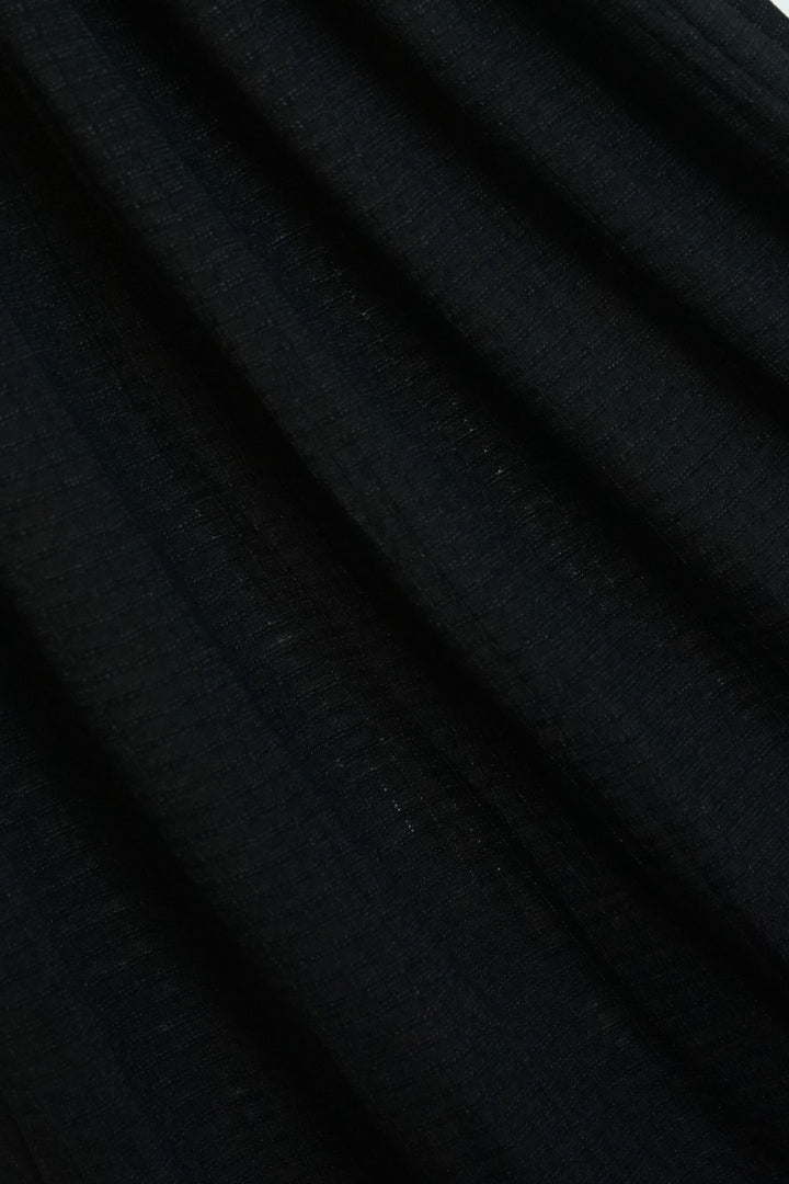 Subtle Weave Jersey Hijab - Black