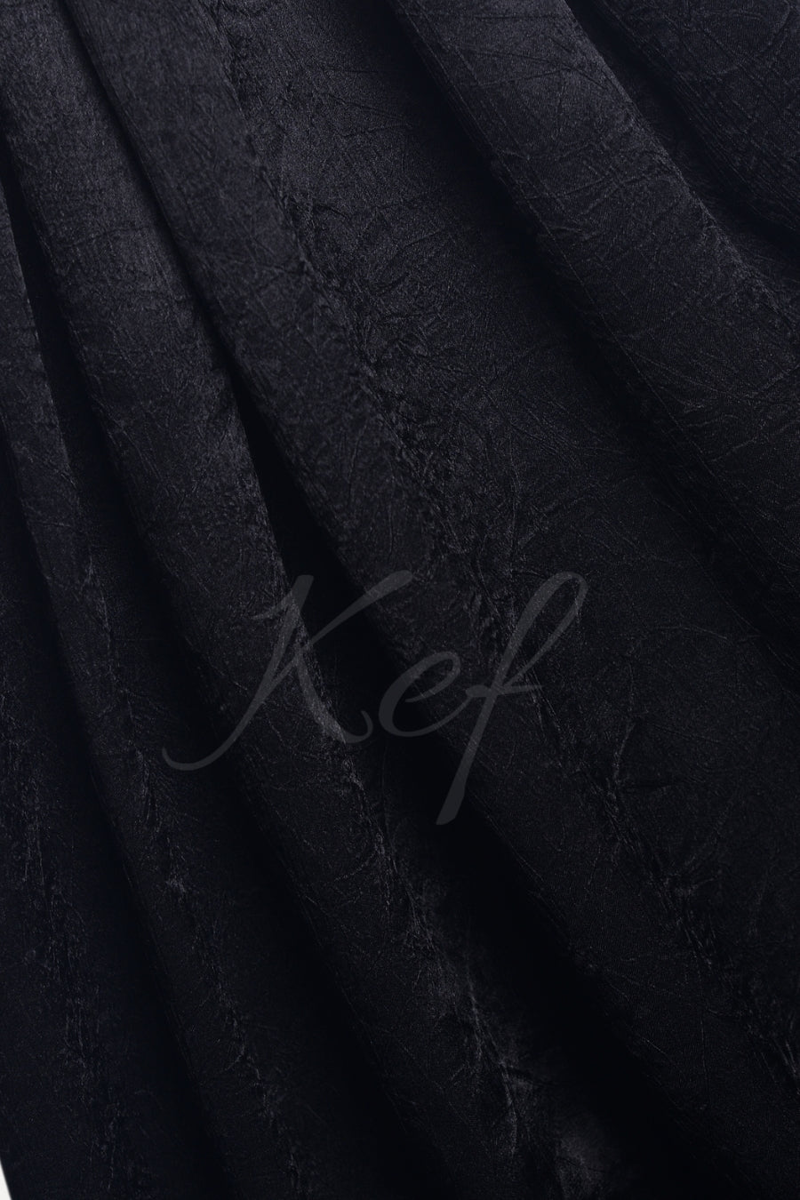 Crepe Textured Chiffon - Black