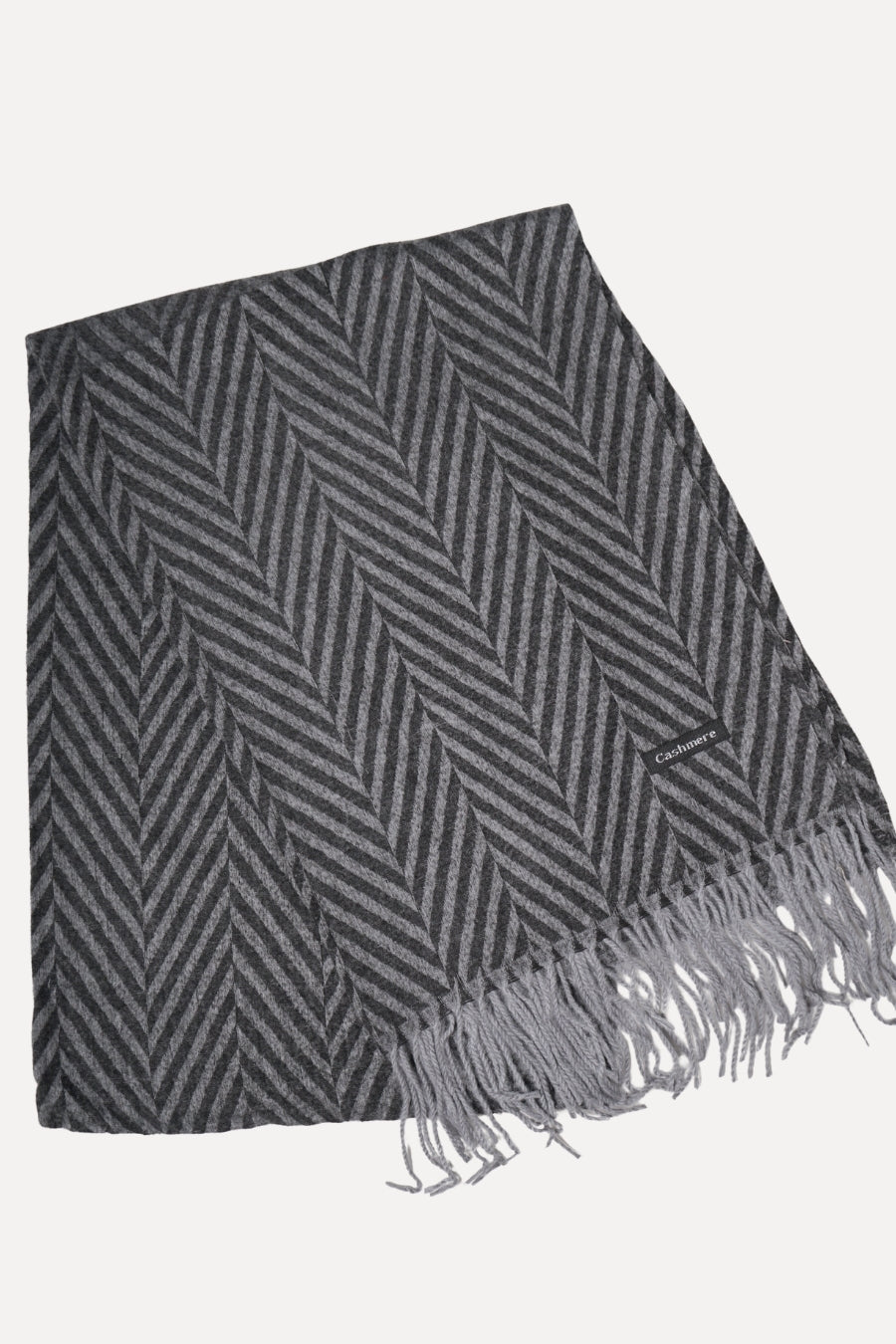 Patterned Cashmere - Black