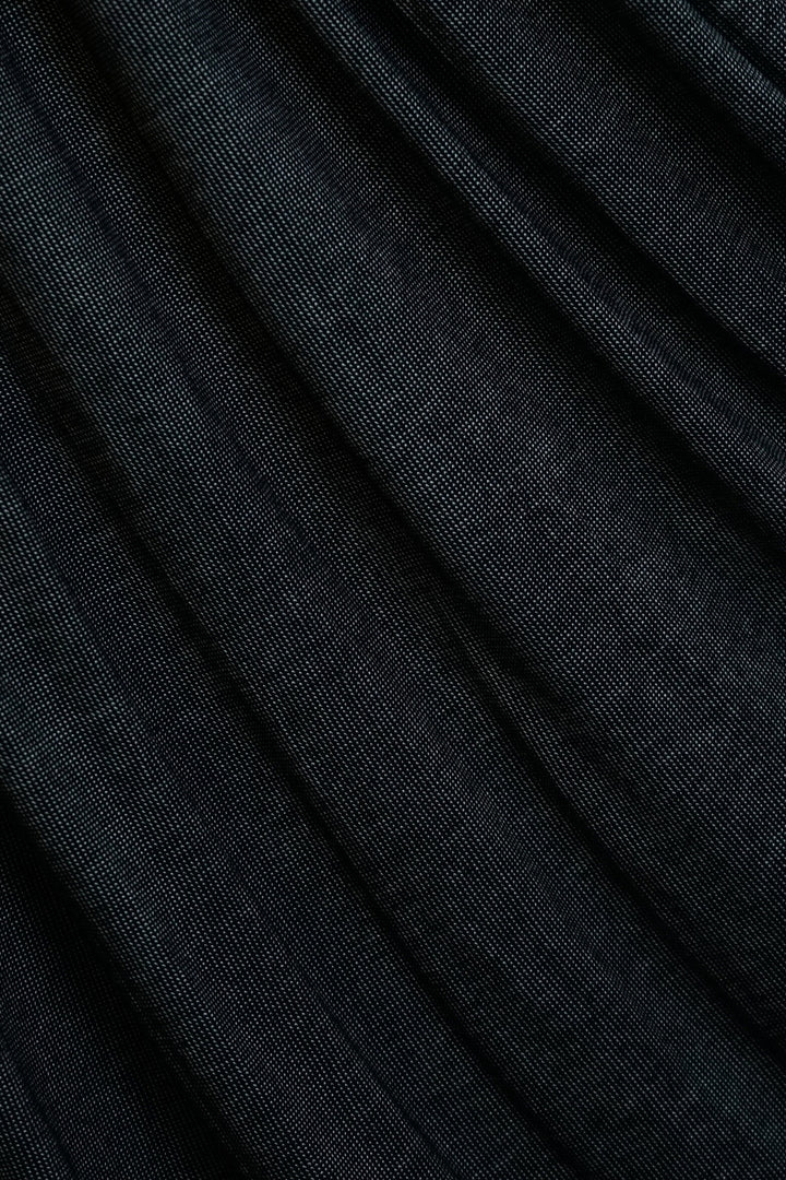 Woven Jersey Hijab - Black