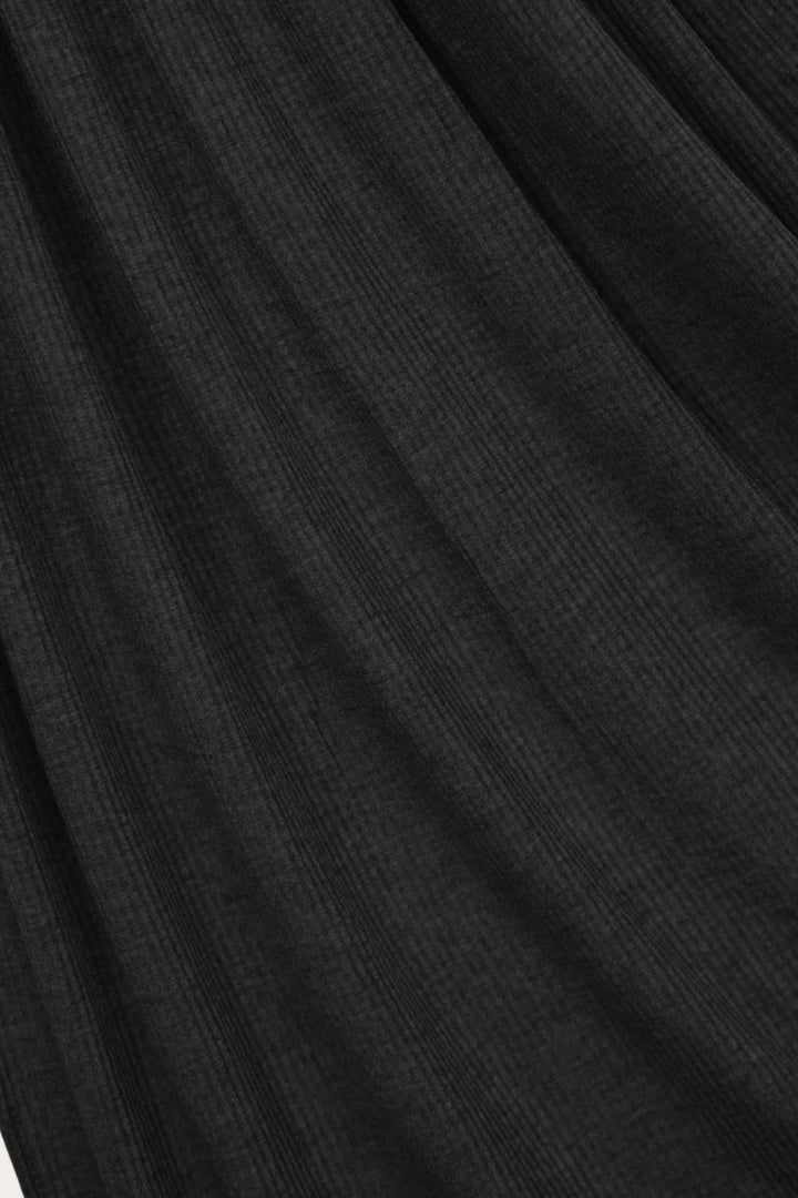 Ribbed Jersey Hijab - Black