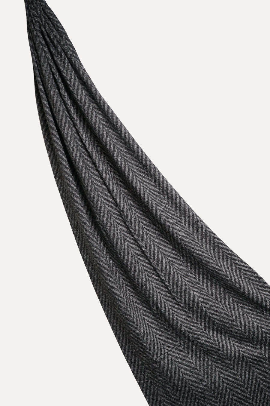 Classic Patterned Cashmere - Strom Black