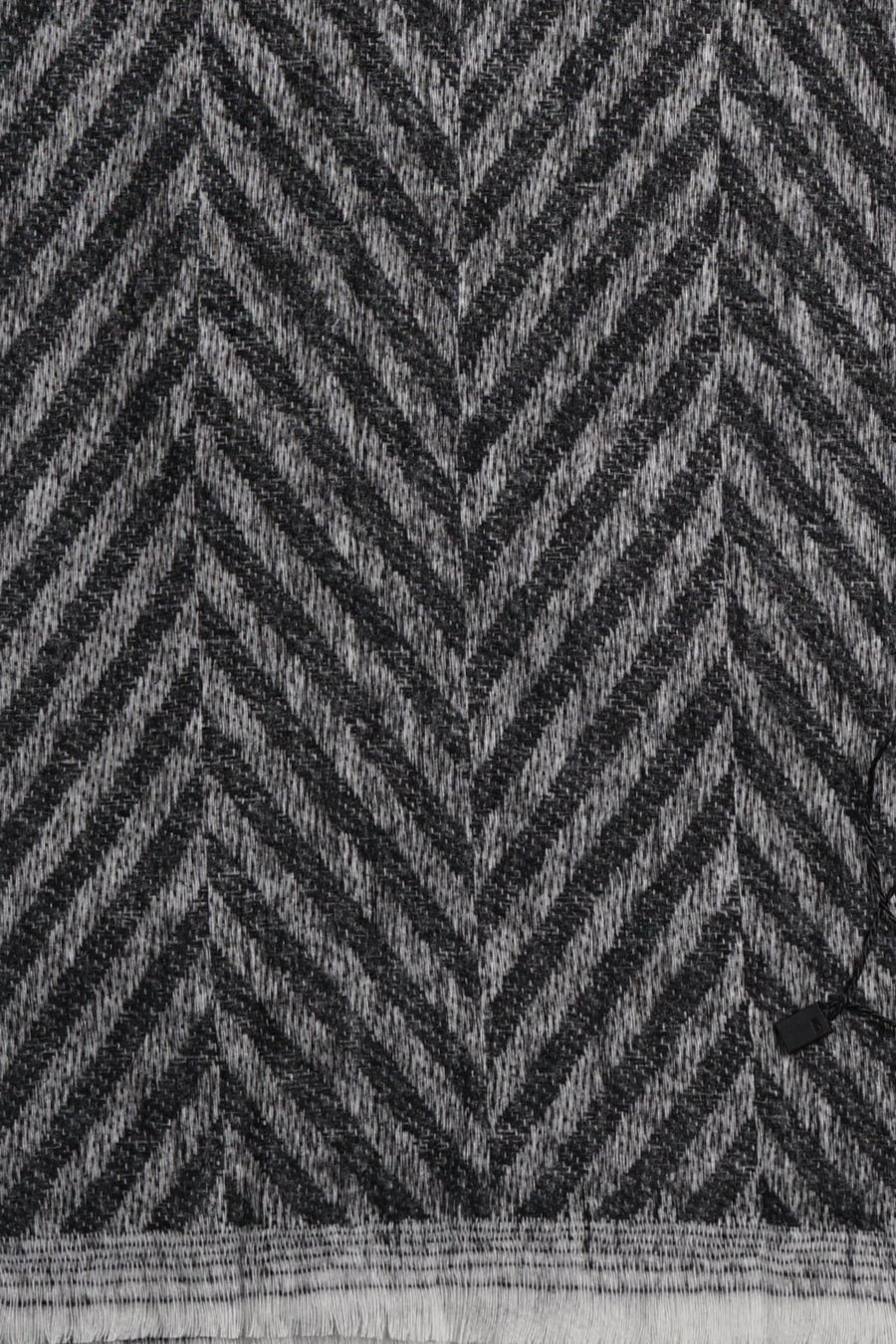 Classic Patterned Cashmere - Strom Black