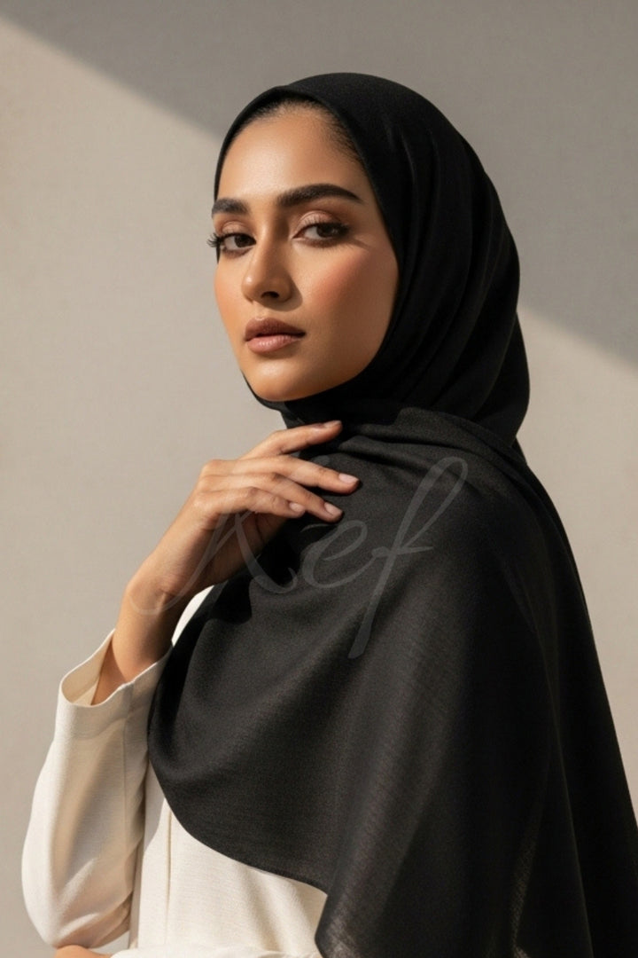 Modal Hijab - Black