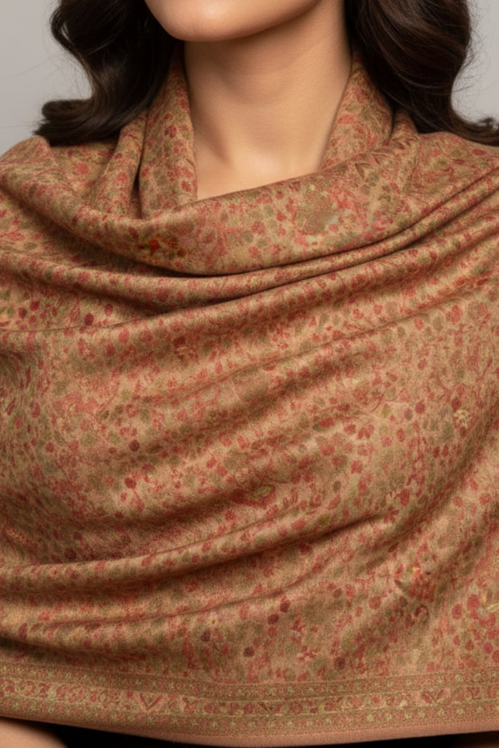 Printed Cashmere Memoir Hijab - Blisfull Wraps