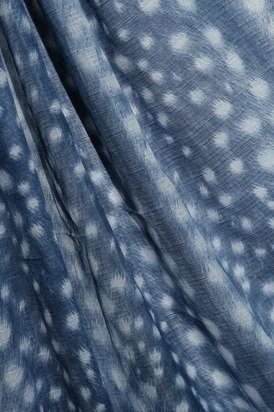 Deer Printed Lawn - Blue