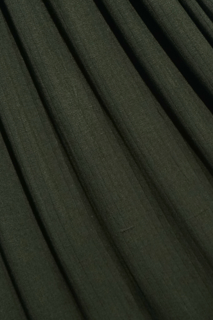 Micro Rib Jersey - Bottle Green