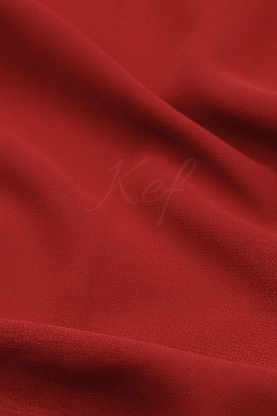 Georgette Hijab - Bright Red