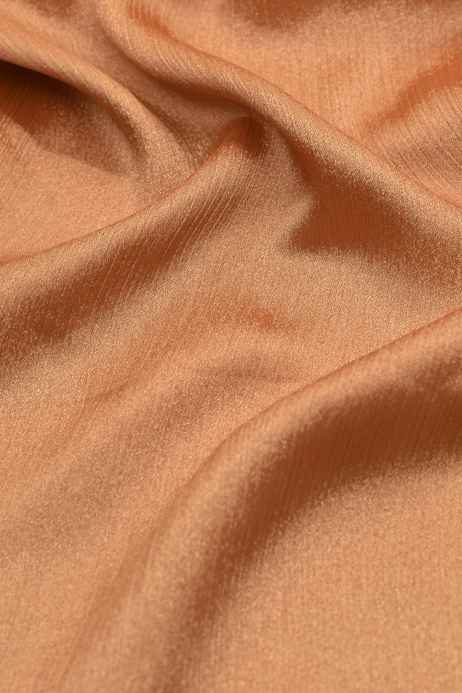 Crinkle Chiffon Hijab - Bronze (Shimmer)