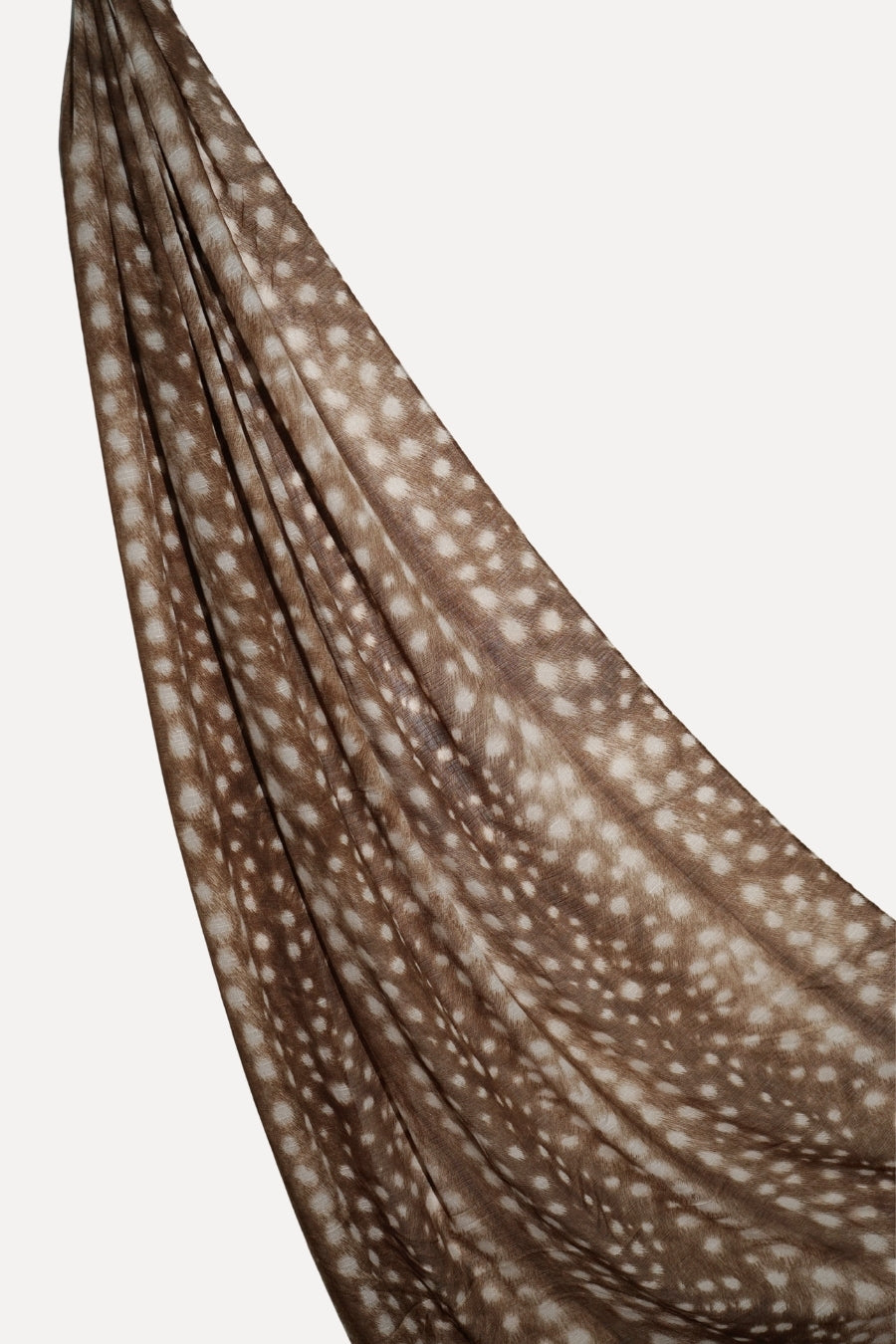 Deer Printed Lawn - Brown