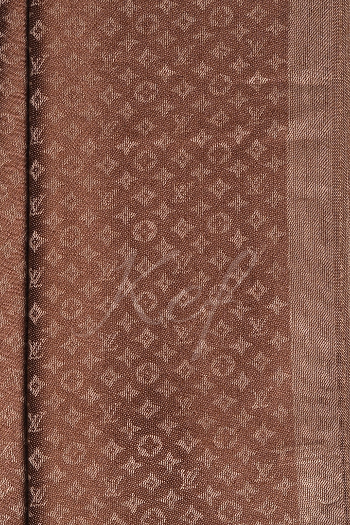 Star LV Cashmere Hijab -  Brown