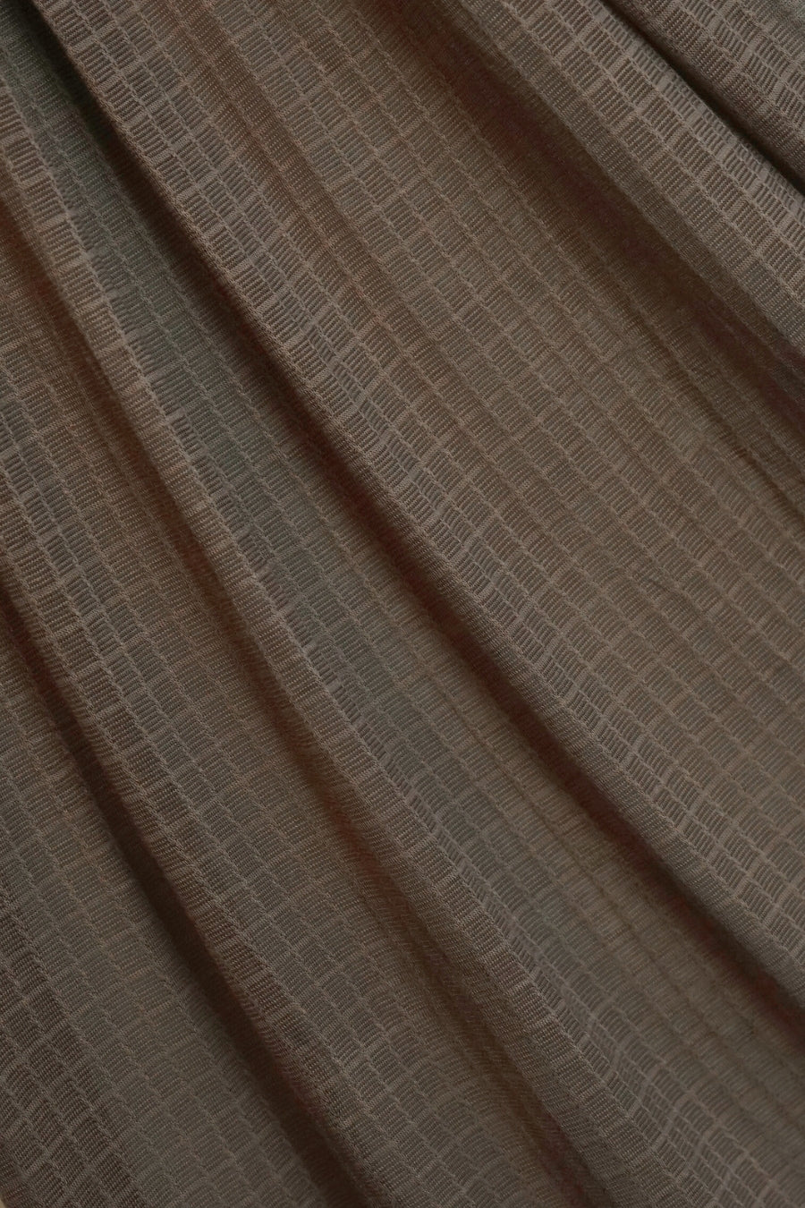 Checkered Jersey Hijab - Brown