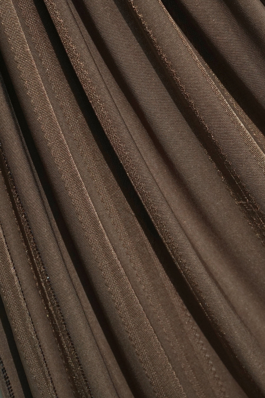 Stone Linear Jersey Hijab - Brown
