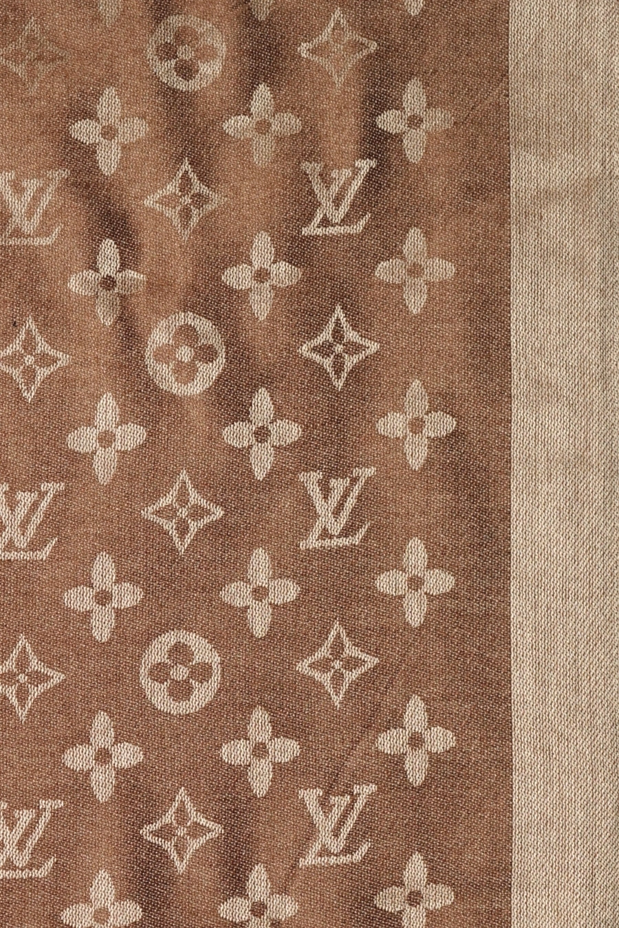 LV Cashmere Hijab -  Brownish Gold