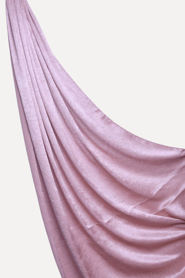 Crepe Textured Chiffon - Bubble PInk