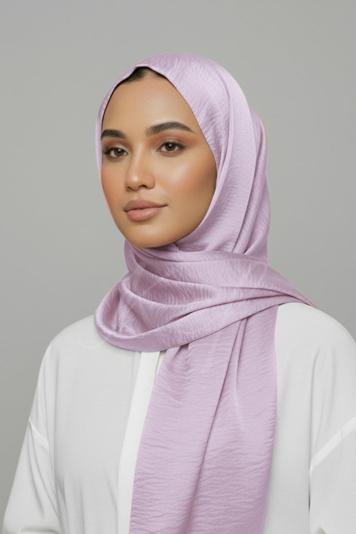 Crepe Textured Chiffon - Bubble PInk