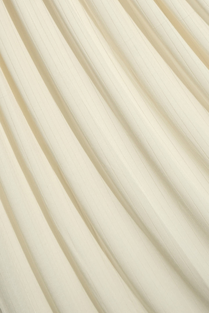 Linear Rib Jersey - Buttermilk