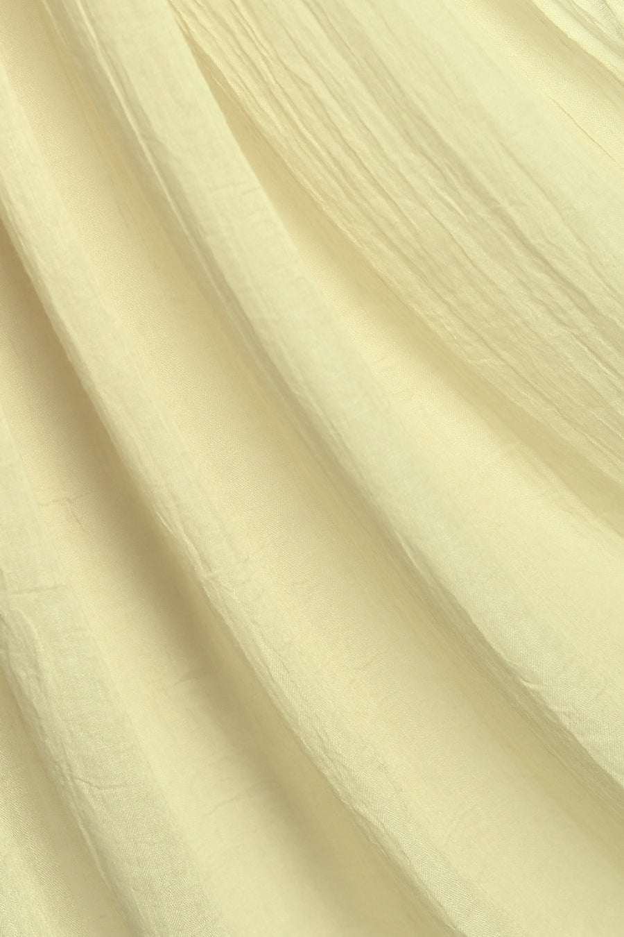 Soft Crumpled Lawn Hijab - Buttermilk