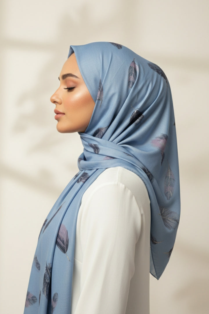 Bush Printed Lawn - Space Cadet