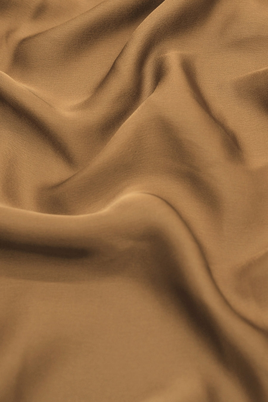 Plain Silk Hijab - Camel