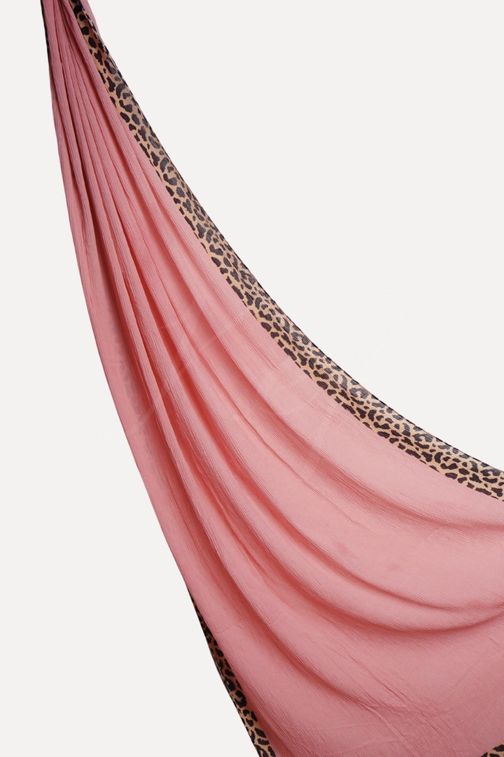 Pleated Crinkle Hijab - Candy Pink