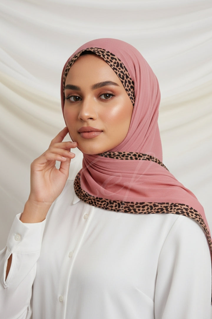 Pleated Crinkle Hijab - Candy Pink