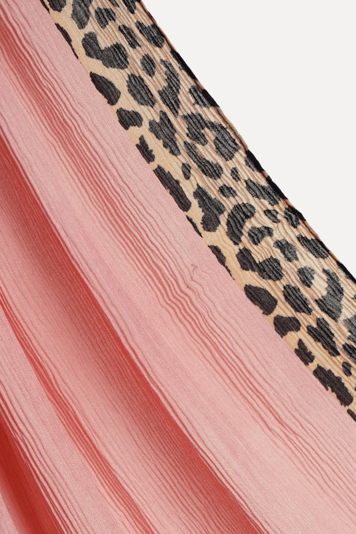 Pleated Crinkle Hijab - Candy Pink