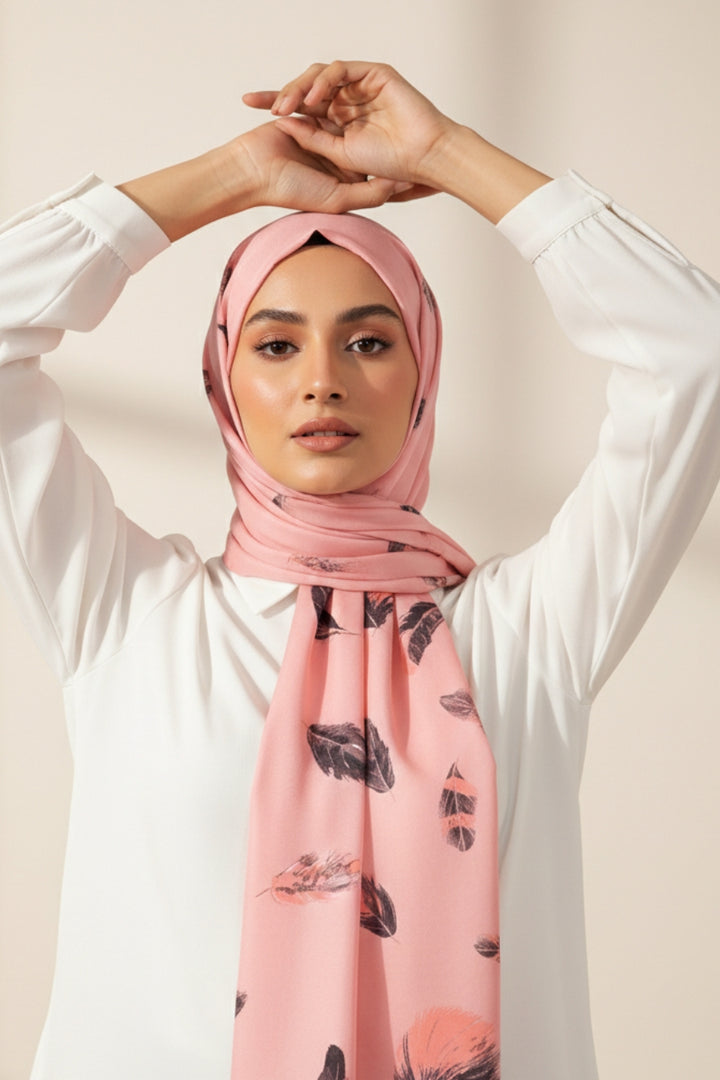 Bush Printed Lawn - Candy Pink