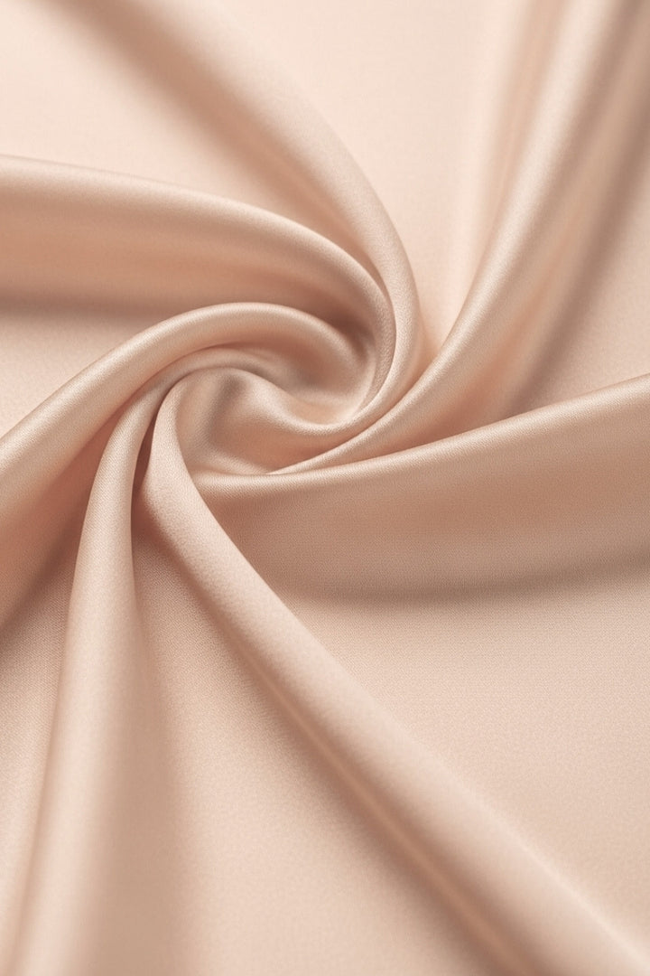 Plain Silk Hijab - Cantaloupe