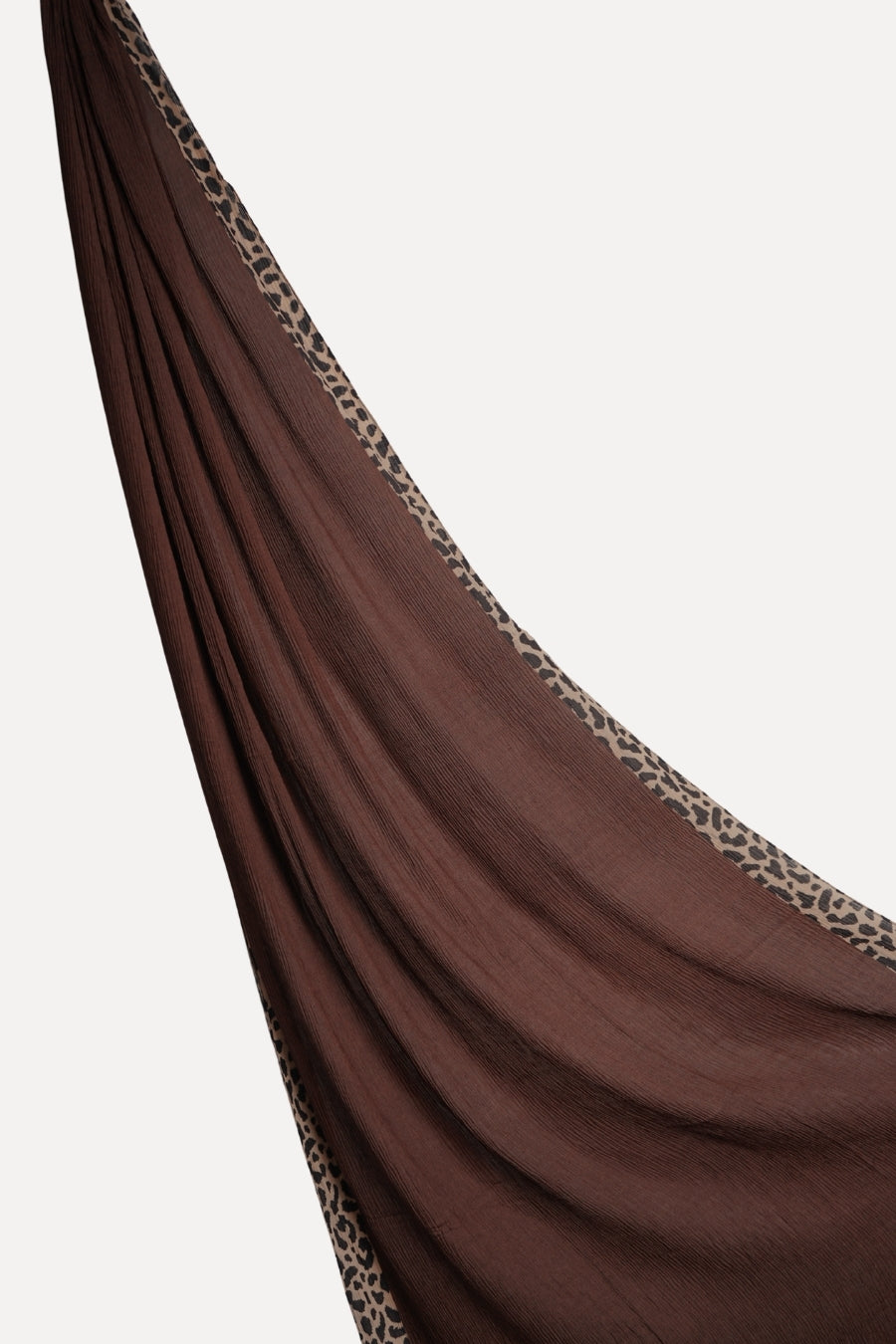 Pleated Crinkle Hijab - Cape Mortum