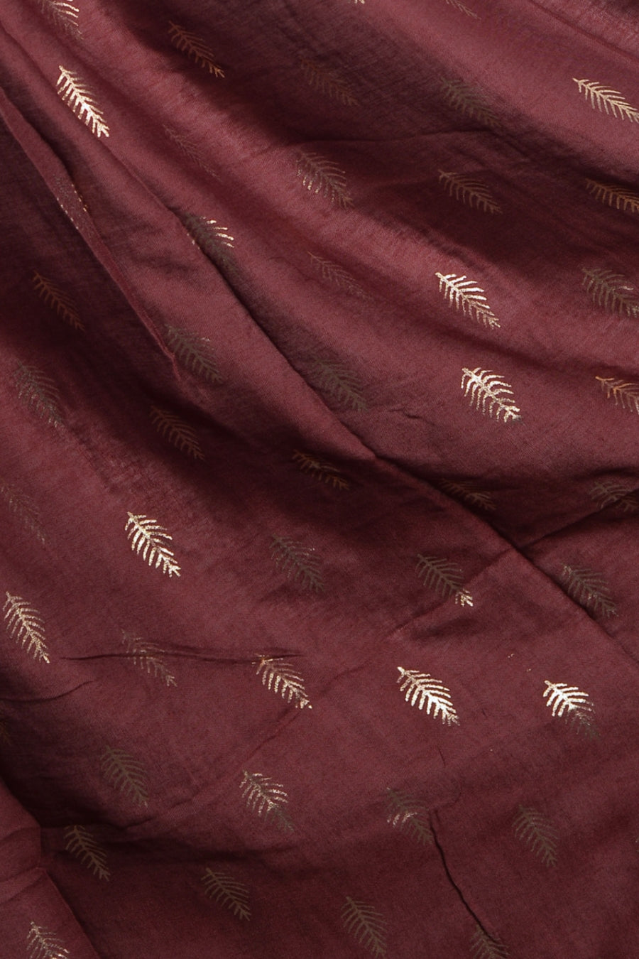 Willow Foil Lawn Hijab - Cape Mortuum