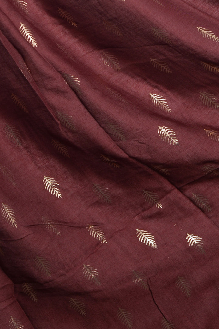 Willow Foil Lawn Hijab - Cape Mortuum