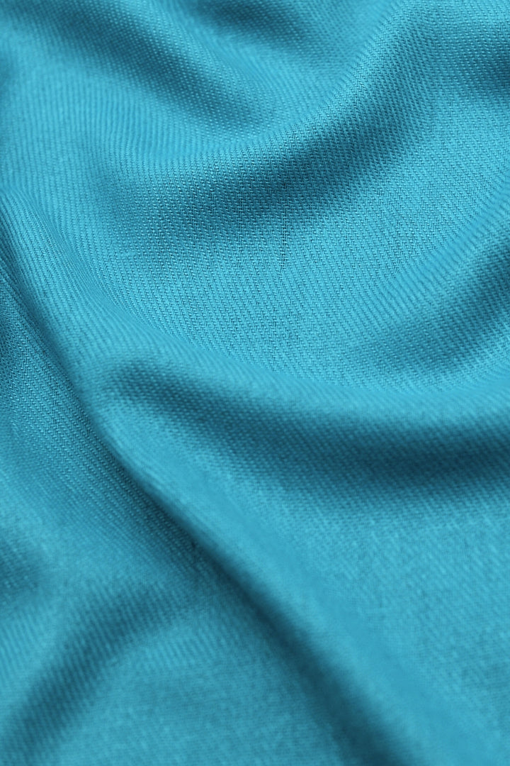 Plain Cashmere Hijab - Neon Blue