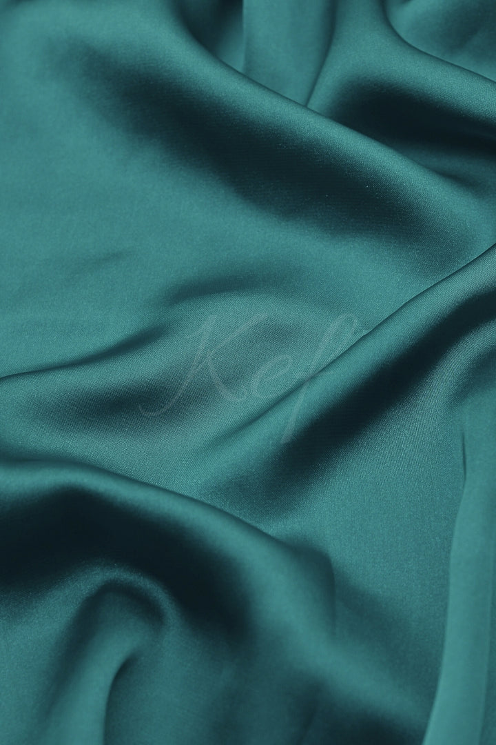 Plain Silk Hijab - Cerulean