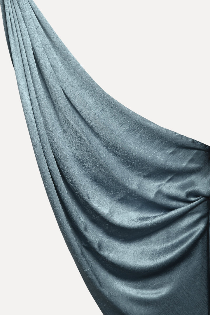 Crepe Textured Chiffon - Charcoal