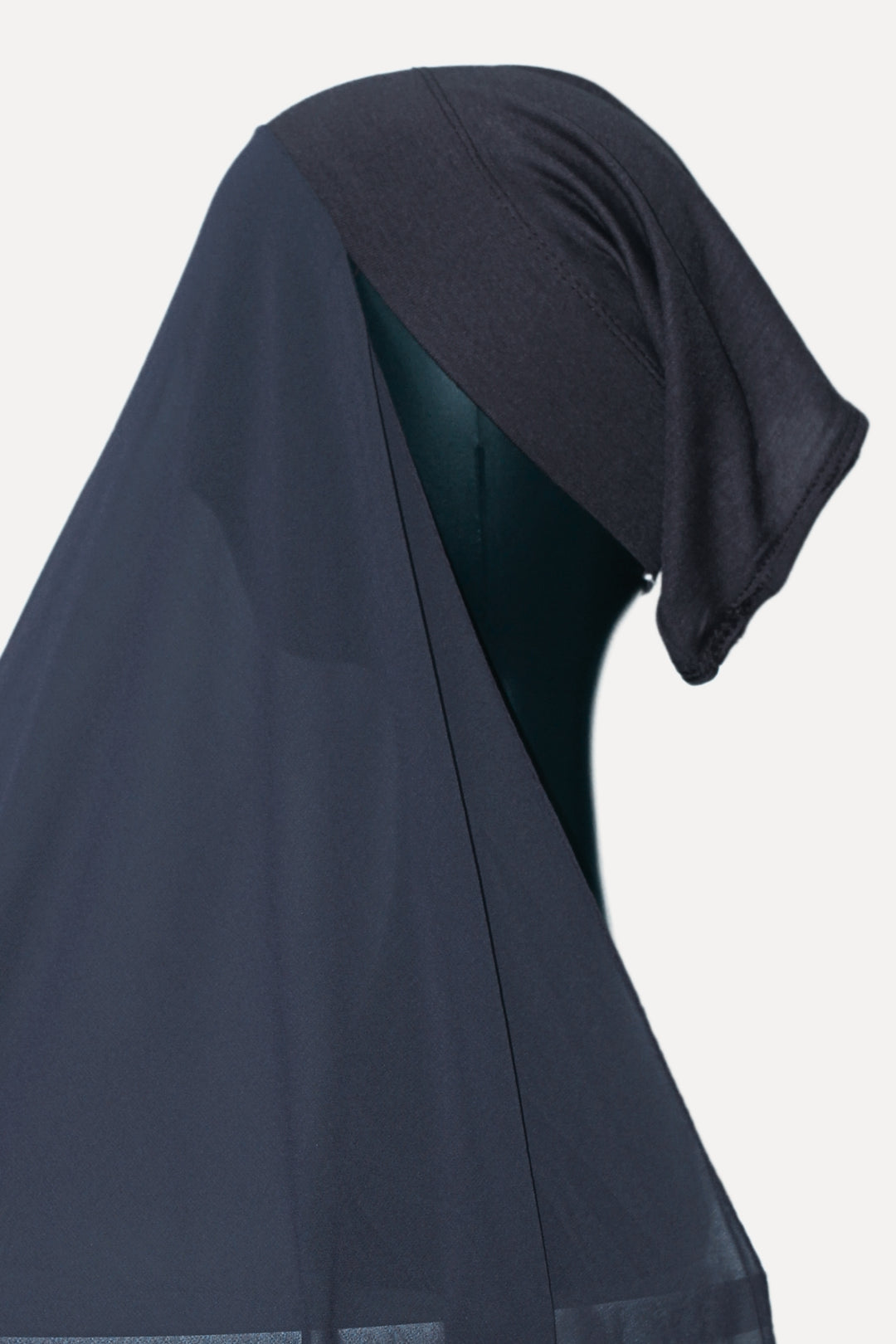 Instant Georgette with Cap - Charcoal Grey