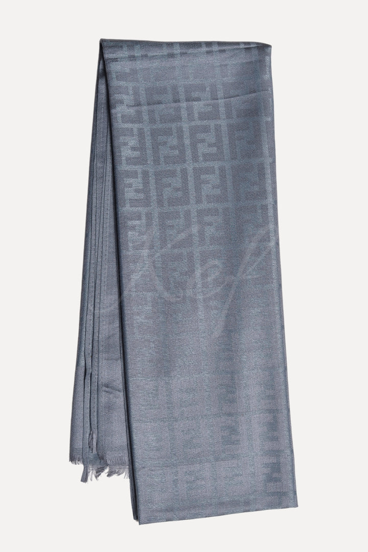 Fndi Cashmere Hijab -  Charcoal Grey