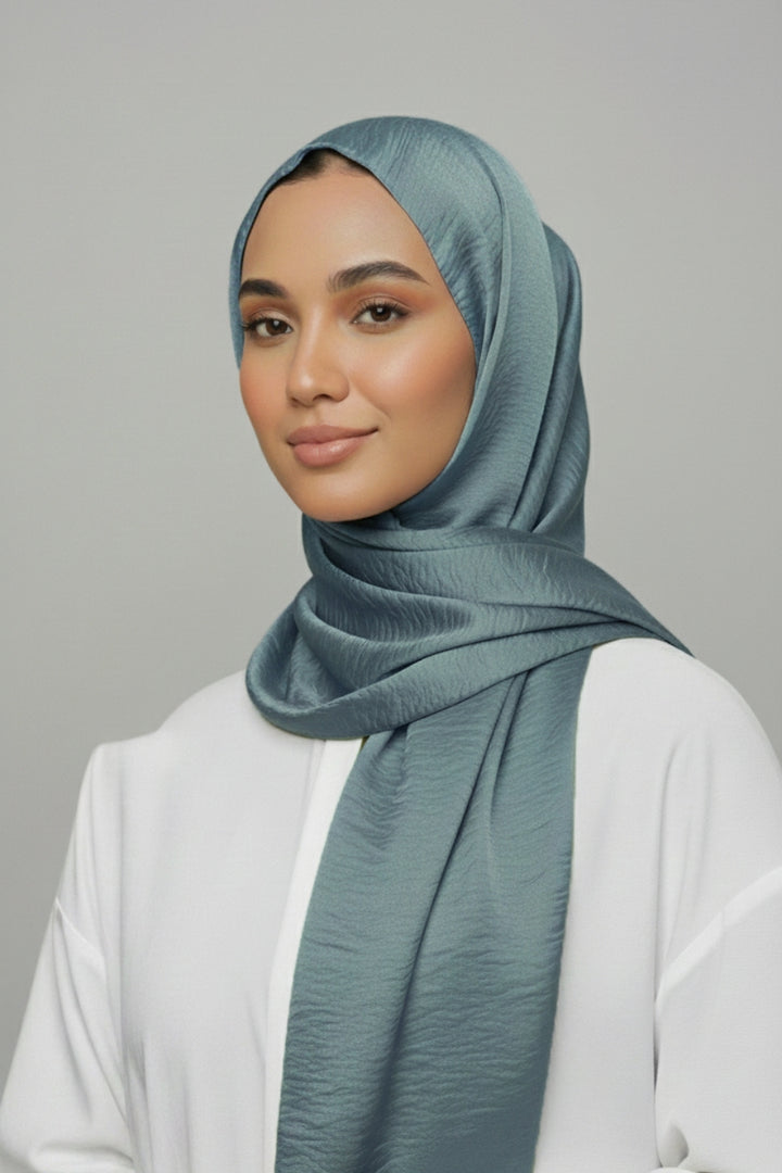 Crepe Textured Chiffon - Charcoal