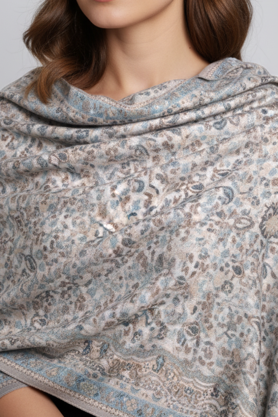 Printed Cashmere Twilight Hijab - Charm Drapes