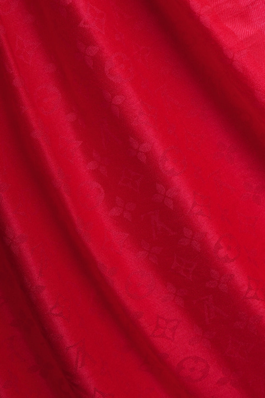 LV Cashmere Hijab -  Cherry Red