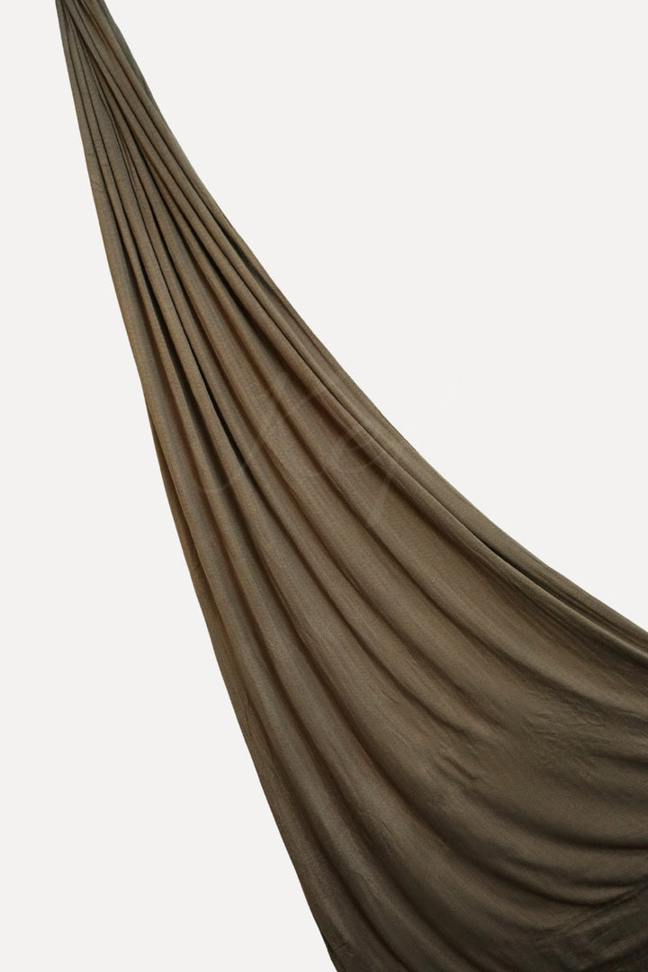 Subtle Weave Jersey Hijab - Choco Brown