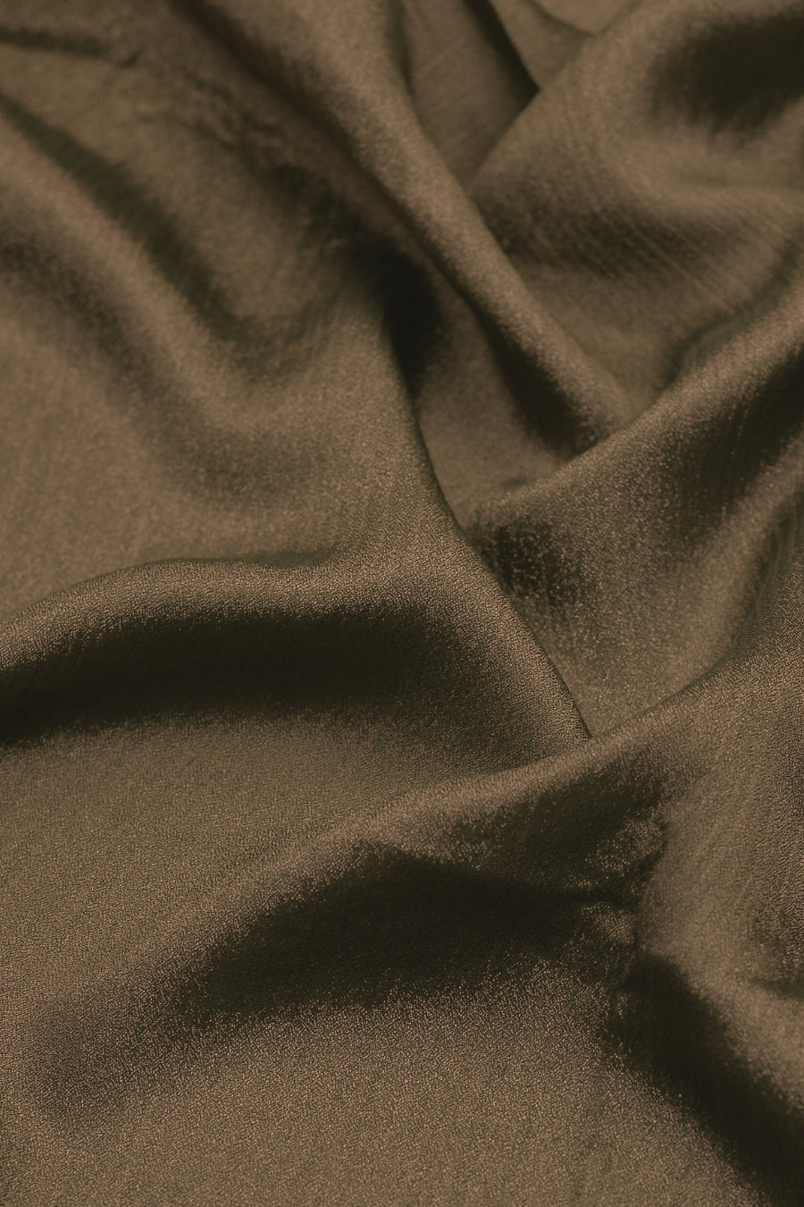 Crinkle Chiffon Hijab - Choco Brown (Shimmer)